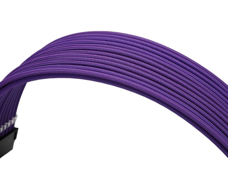 Formulamod Sleeve Extension Power Supply Cable Kit 18AWG ATX 24P+ EPS 8-P+PCI-E8-P with Combs for PSU to Motherboard/GPU (Purple) - Image 5